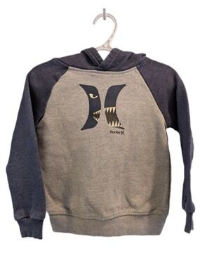 Hurley Shark Grey Toddler‎ Boys Casual Hoodie 2T
